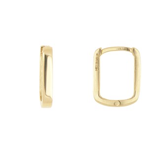 Foto 1 | Huggies Zekie 7043 Oro 14k Amarillo Cuadrados