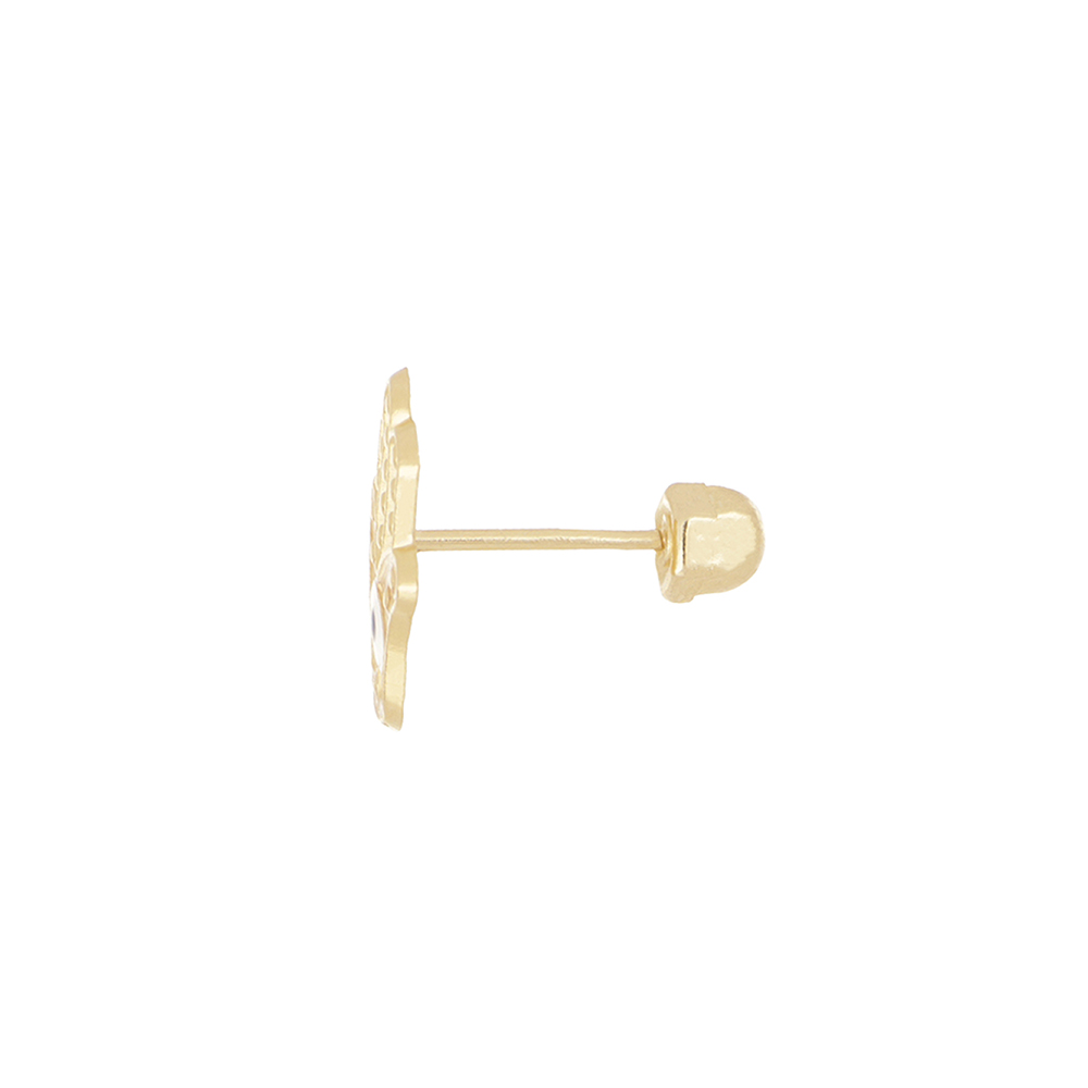 Foto 2 | Broquel Zekie 7069 Oro 14k Amarillo Mano De Fátima