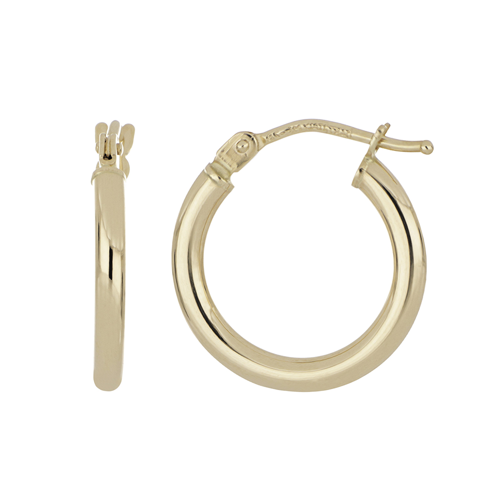 Foto 2 pulgar | Arracadas Zekie 7048 Oro 14k Amarillo Lisas