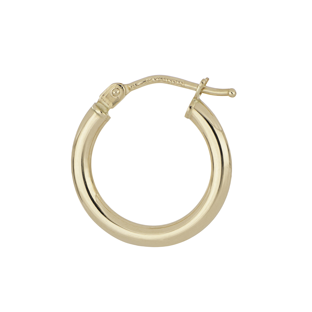 Foto 3 pulgar | Arracadas Zekie 7048 Oro 14k Amarillo Lisas