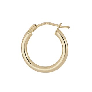Foto 2 | Arracadas Zekie 7048 Oro 14k Amarillo Lisas