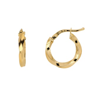 Foto 1 | Arracadas Espiral de Oro 14k Zekie