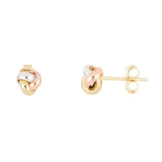 Foto 1 | Aretes Zekie 7070-3 Oro 14k Amarillo Nudo