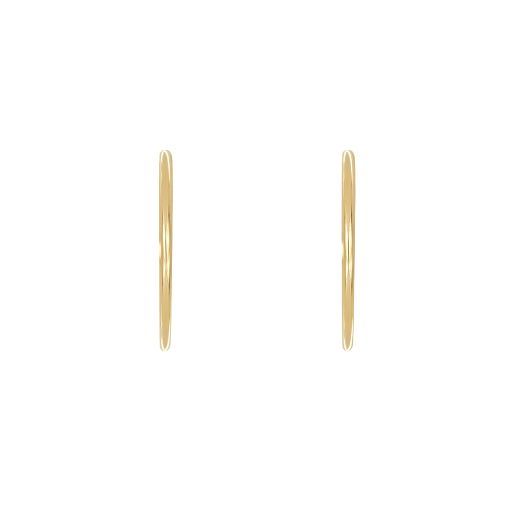Foto 3 pulgar | Arracadas de Oro 14k Zekie