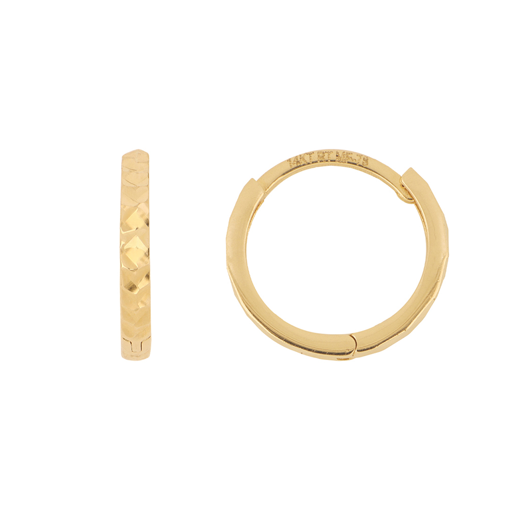 Foto 3 pulgar | Huggies Zekie 7100 Oro 14k Amarillo Diamantado