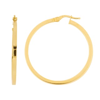 Foto 1 | Arracadas Zekie 7079 Oro 10k Amarillo Tubo Cuadrado