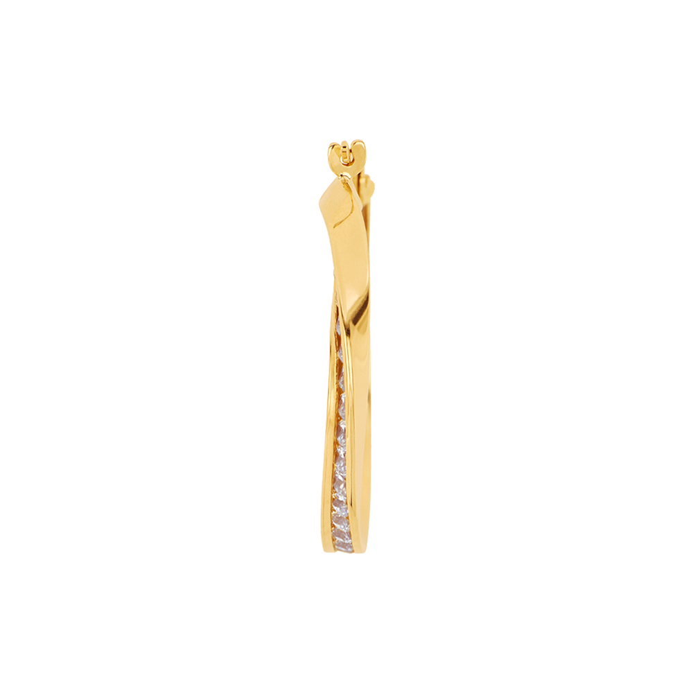 Foto 3 pulgar | Arracadas Zekie 7080 Oro 10k Amarillo Espiral