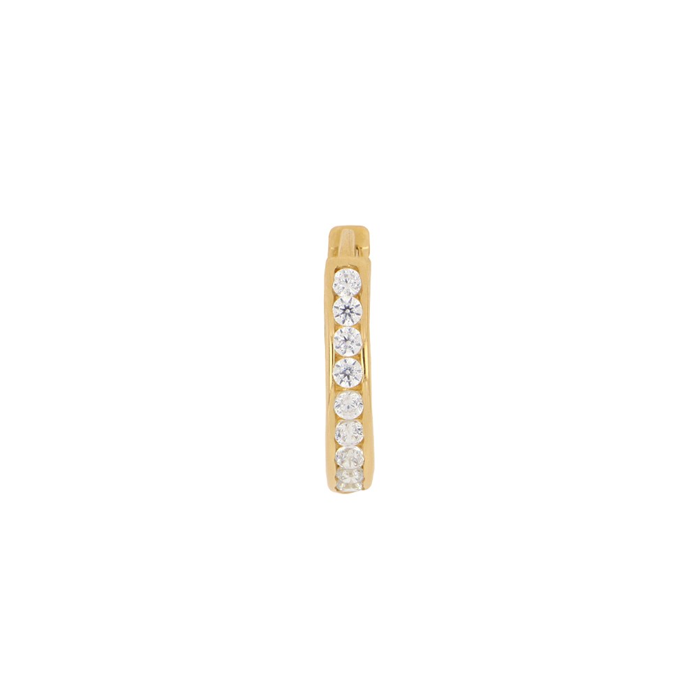 Foto 3 pulgar | Huggies Zekie 7137 Oro 10k Amarillo Con Zirconias
