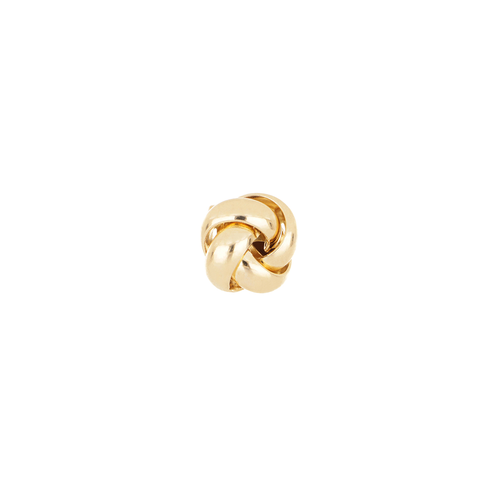 Foto 3 pulgar | Aretes Zekie 7120 Oro 14k Amarillo Nudo