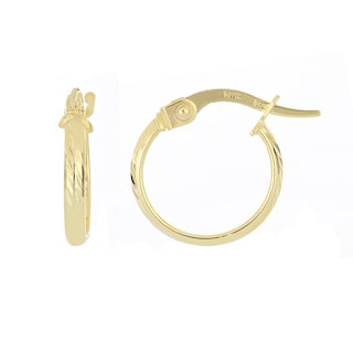 Foto 1 | Arracadas Zekie 7169 Oro 14k Amarillo Diamantada