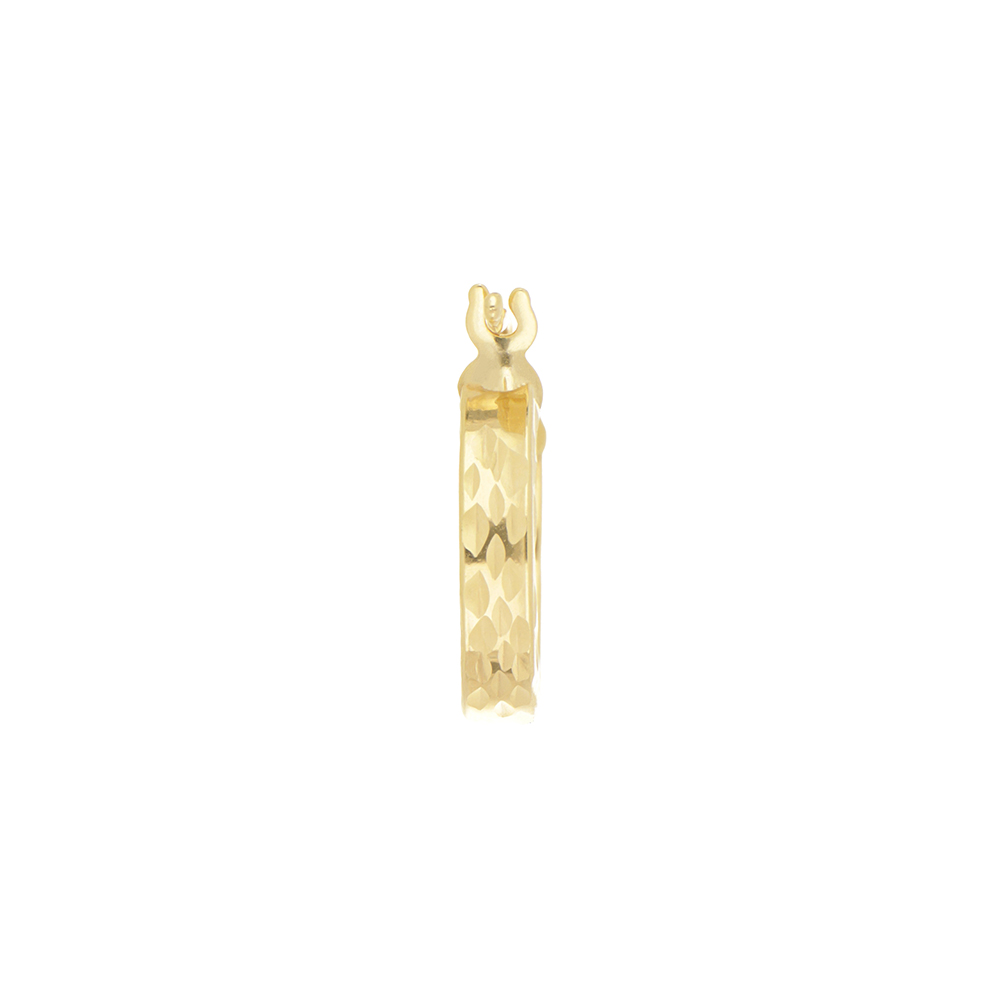 Foto 3 pulgar | Arracadas Zekie 7116 Oro 14k Amarillo Tubo Diamantado