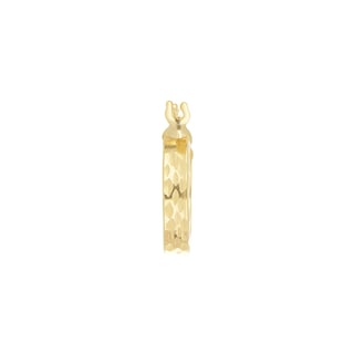Foto 2 | Arracadas Zekie 7116 Oro 14k Amarillo Tubo Diamantado