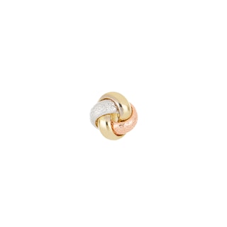 Foto 2 | Broquel Zekie 7117 Oro 14k Amarillo Nudo Diamantado