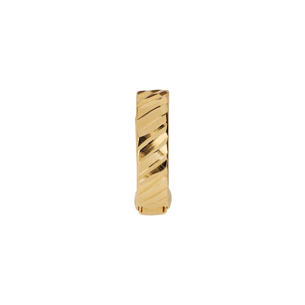 Foto 4 pulgar | Huggies Zekie 7164 Oro 14k Amarillo Lineas