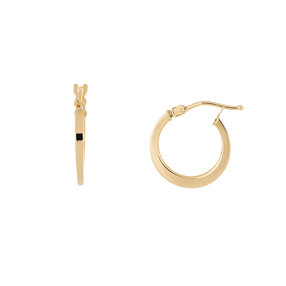 Foto 1 | Arracadas Zekie 7202 Oro 14k Amarillo
