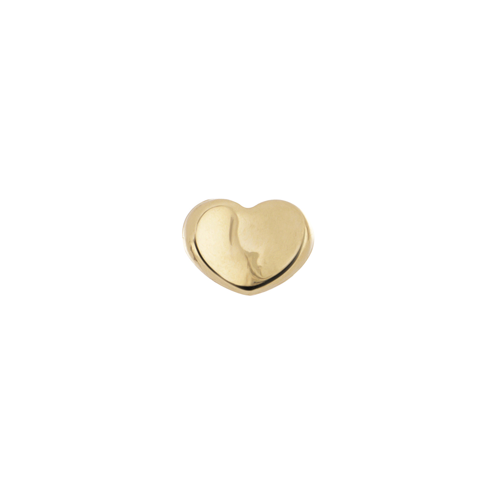 Foto 2 | Aretes Zekie 7271-a Oro 14k Amarillo Corazon
