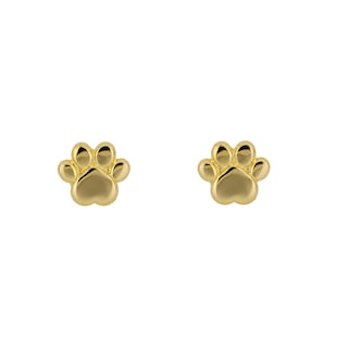 Foto 1 | Aretes Zekie 7280 Oro 10k Amarillo Huella