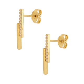 Foto 1 | Aretes de Oro 14k Zekie