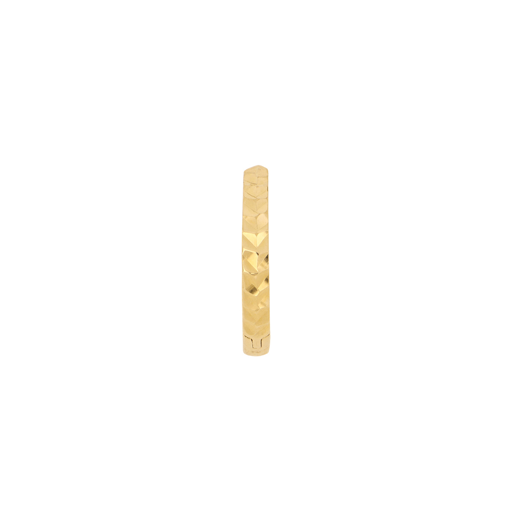 Foto 4 pulgar | Huggies de Oro 14k Zekie