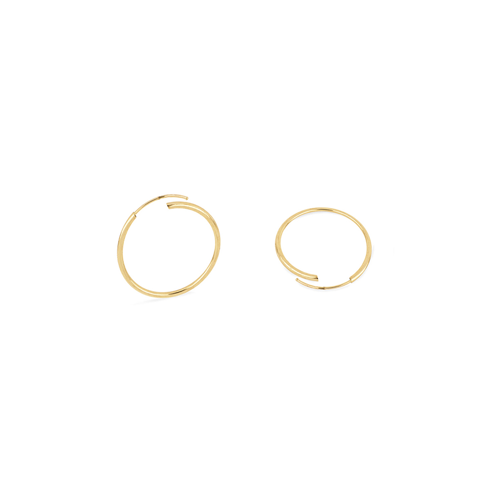 Foto 2 | Arracadas de Oro 14k Zekie Chicas