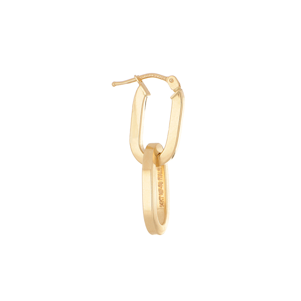Foto 4 pulgar | Aretes de Oro 14k Zekie