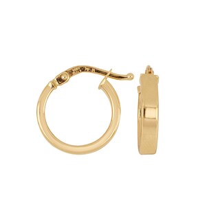 Foto 1 | Arracadas de Oro 14k Zekie 7210 Amarillo Tubo