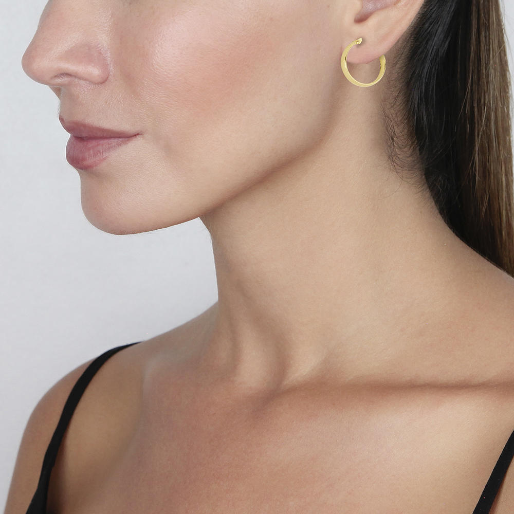 Foto 4 | Arracadas de Oro 14k Zekie