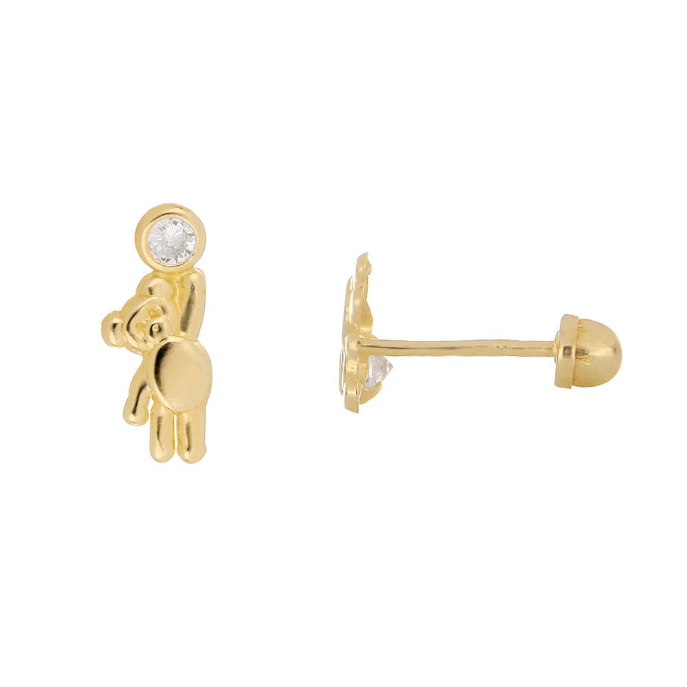 Foto 1 | Aretes de Oro 10k Zekie