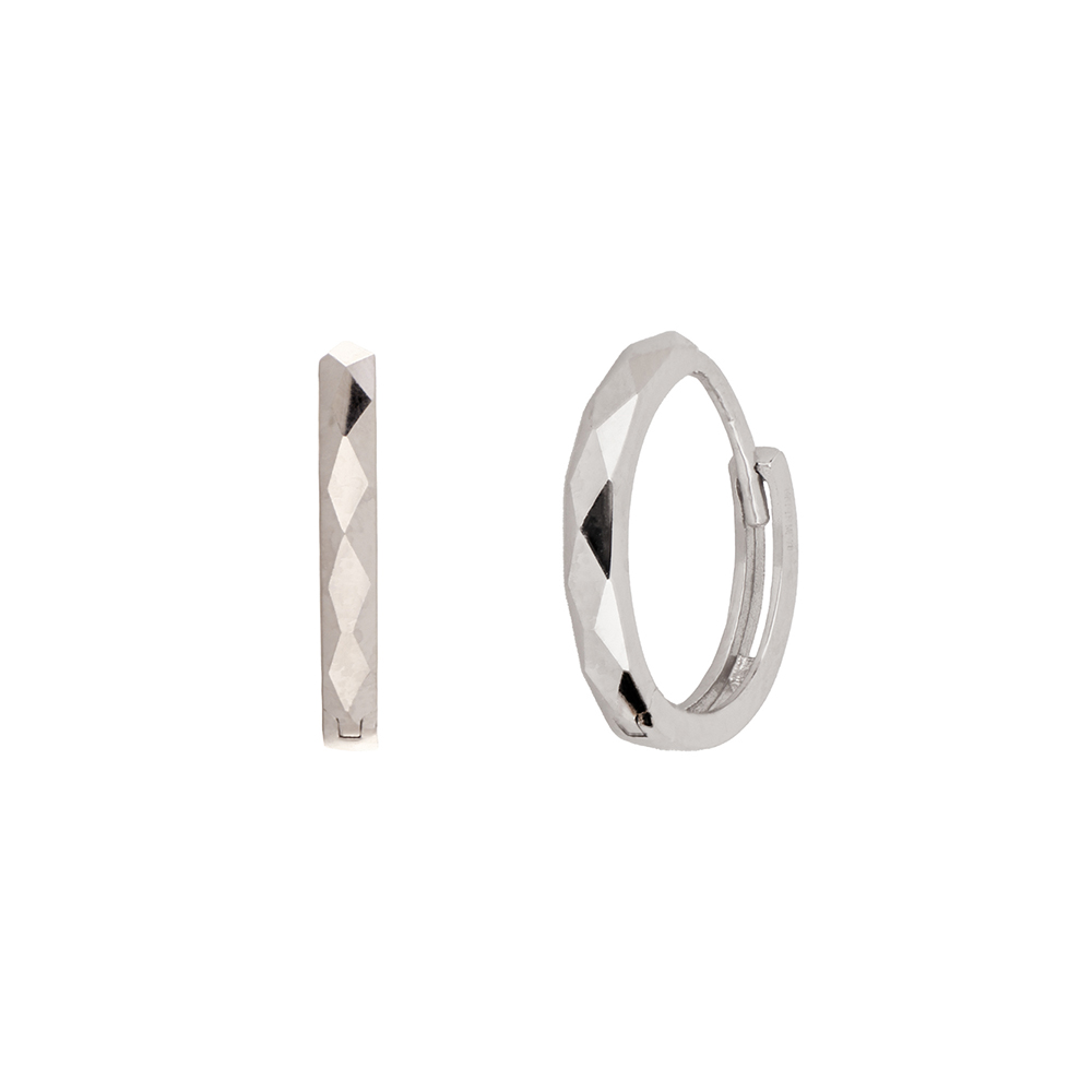Foto 1 | Aretes de Oro Blanco 14k Zekie