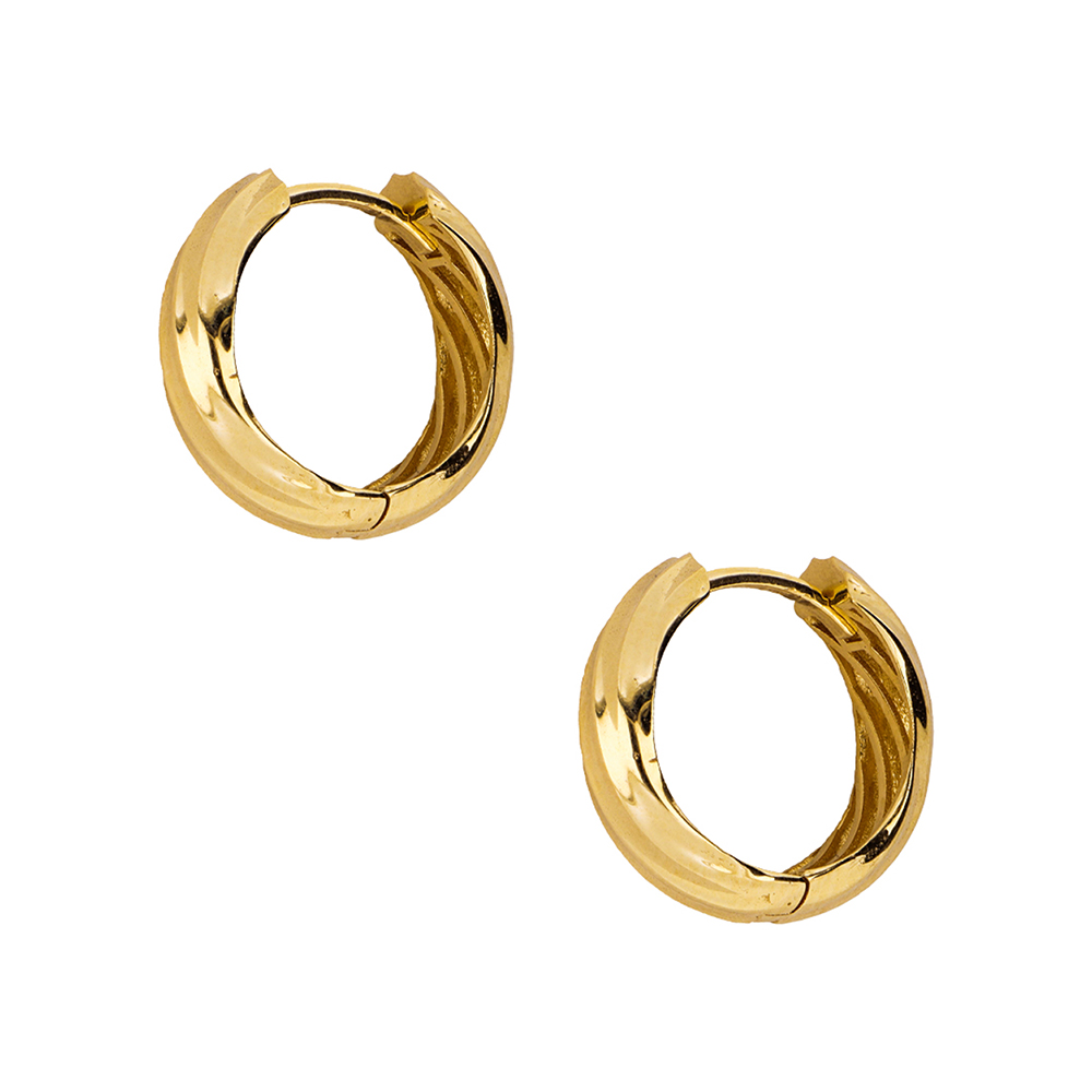 Foto 1 | Arracadas de Oro 14k Zekie 7213 Amarillo