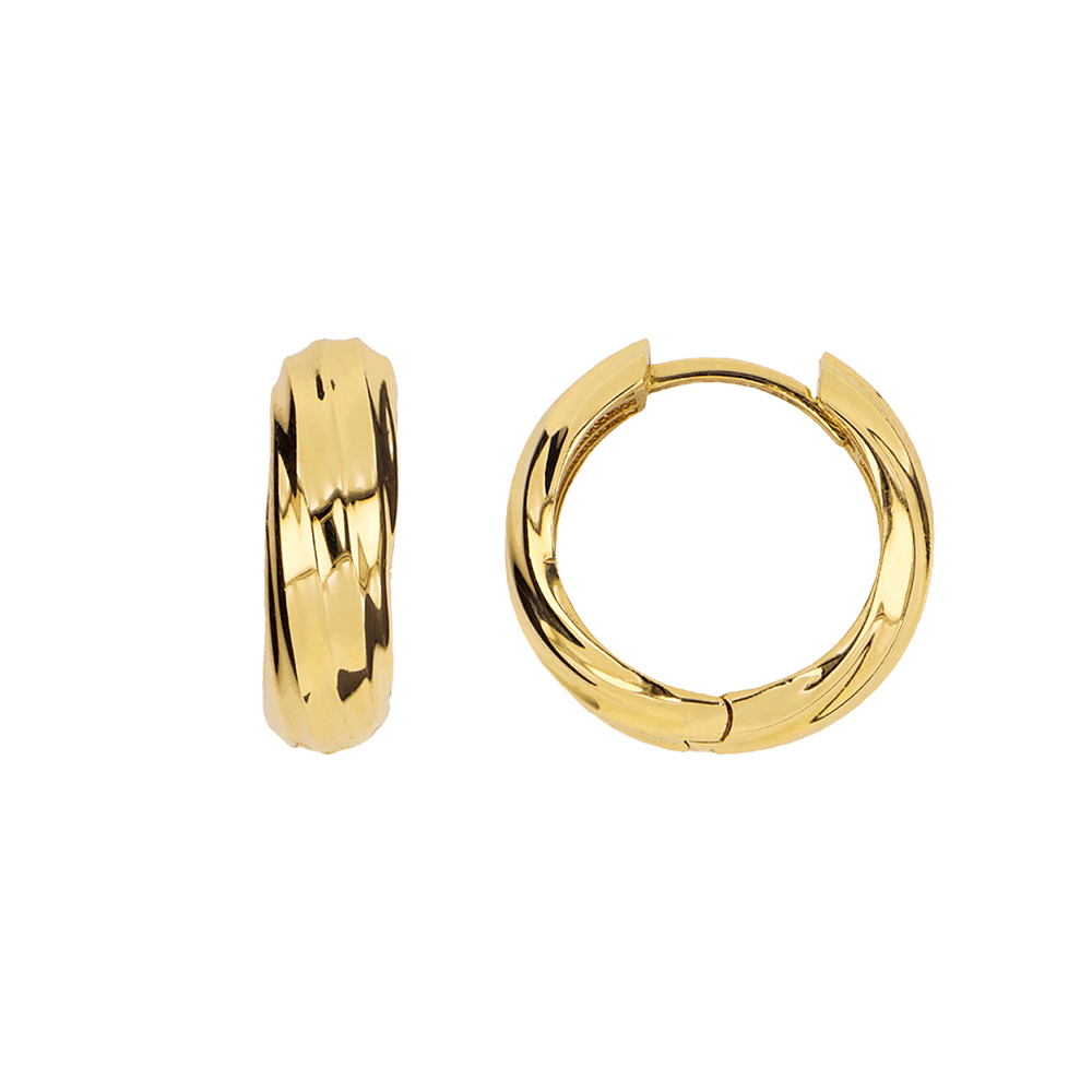 Foto 2 | Arracadas de Oro 14k Zekie 7213 Amarillo