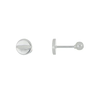 Foto 1 | Broquel Zekie 3045 Plata 0.925 Hongo 4 Mm