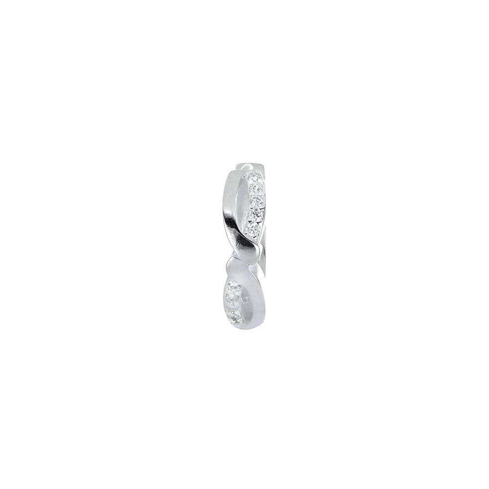 Foto 3 pulgar | Huggies Zekie 3037 Plata 0.925 Infinito Con Zirconias