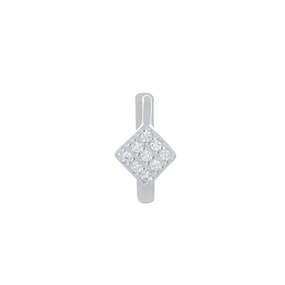 Foto 2 | Huggies Zekie 3039 Plata 0.925 Rombos Con Zirconia