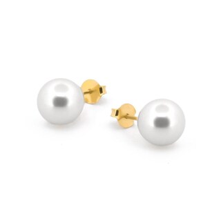 Foto 1 | Aretes Perla Natural Para Dama Oro Sólido 14k