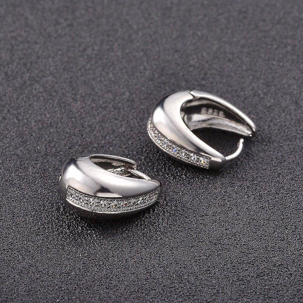 Foto 3 pulgar | Pendientes Huoguo Con Tachuelas De Cobre Para Mujer (2 Unidades) - Venta Internacional.