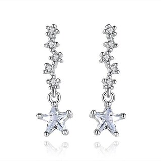 Foto 1 | Pendientes Huoguo Retro Simple Pentagram De Cobre Para Mujer 2 Unidades - Venta Internacional.