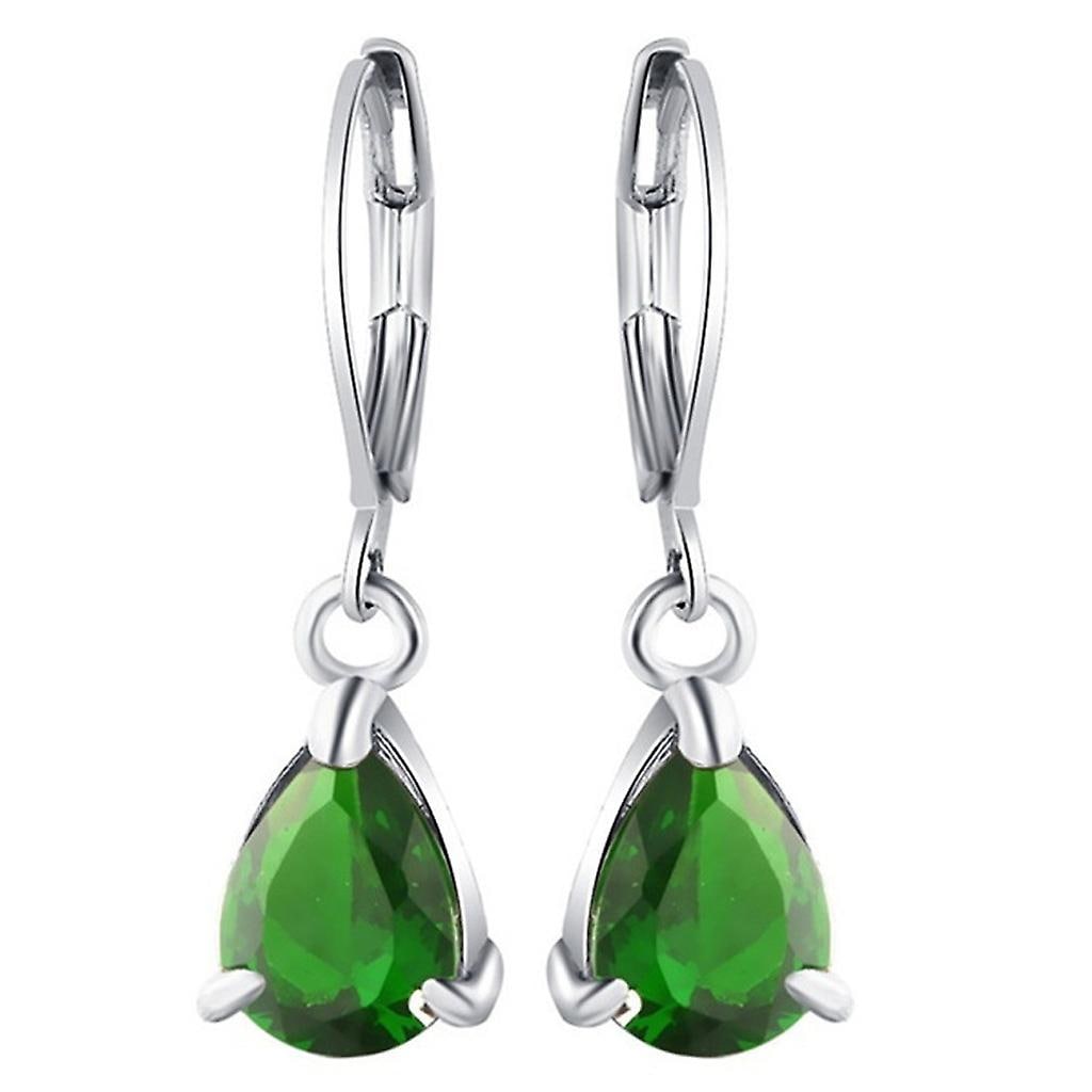 Pendientes Huoguo  Círculo Geométrico De Diamantes Con Temperamento De Lujo - Venta Internacional. $419
