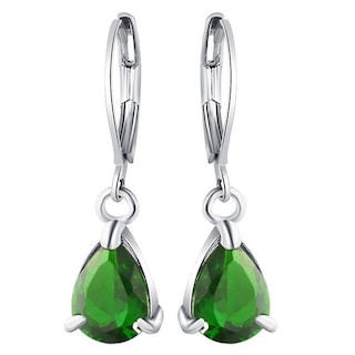Foto 2 | Pendientes Huoguo Círculo Geométrico De Diamantes Con Temperamento De Lujo - Venta Internacional.