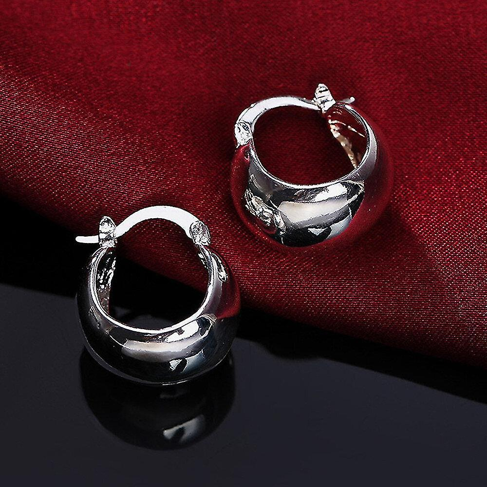 Foto 3 pulgar | Pendientes De Aro Huoguo  4 Unidades  Para Mujer  Chapados En Plata - Venta Internacional.
