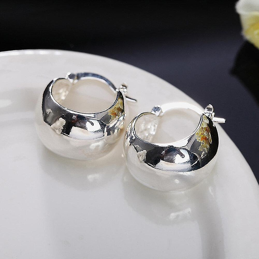 Foto 4 pulgar | Pendientes De Aro Huoguo  4 Unidades  Para Mujer  Chapados En Plata - Venta Internacional.