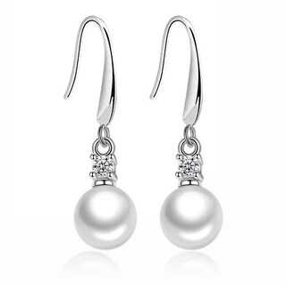 Foto 1 | Pendientes Huoguo Chapados En Plata Retro Simples Cúbicas - Venta Internacional.