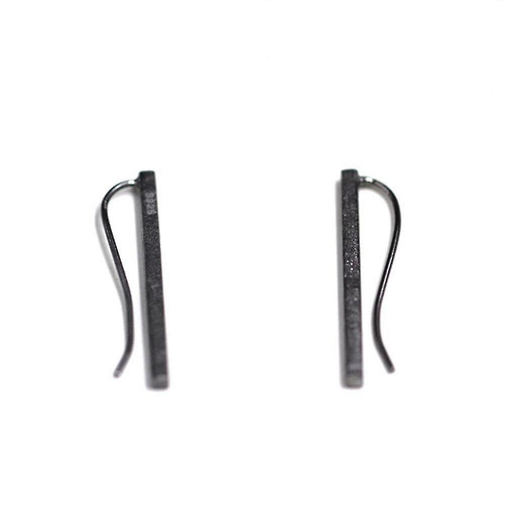 Foto 2 pulgar | Pendientes Huoguo Cuadrados Geométricos Chapados En Plata X3 Para Mujer - Venta Internacional.