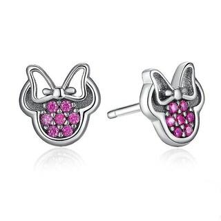 Foto 1 | Pendientes Pendientes De Tuerca Chapados En Plata Para Mujer - Huoguo - Venta Internacional.