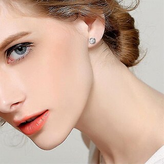 Foto 4 | Pendientes Huoguo De Plata De Ley 925 Con Perlas De Agua Dulce - Venta Internacional.