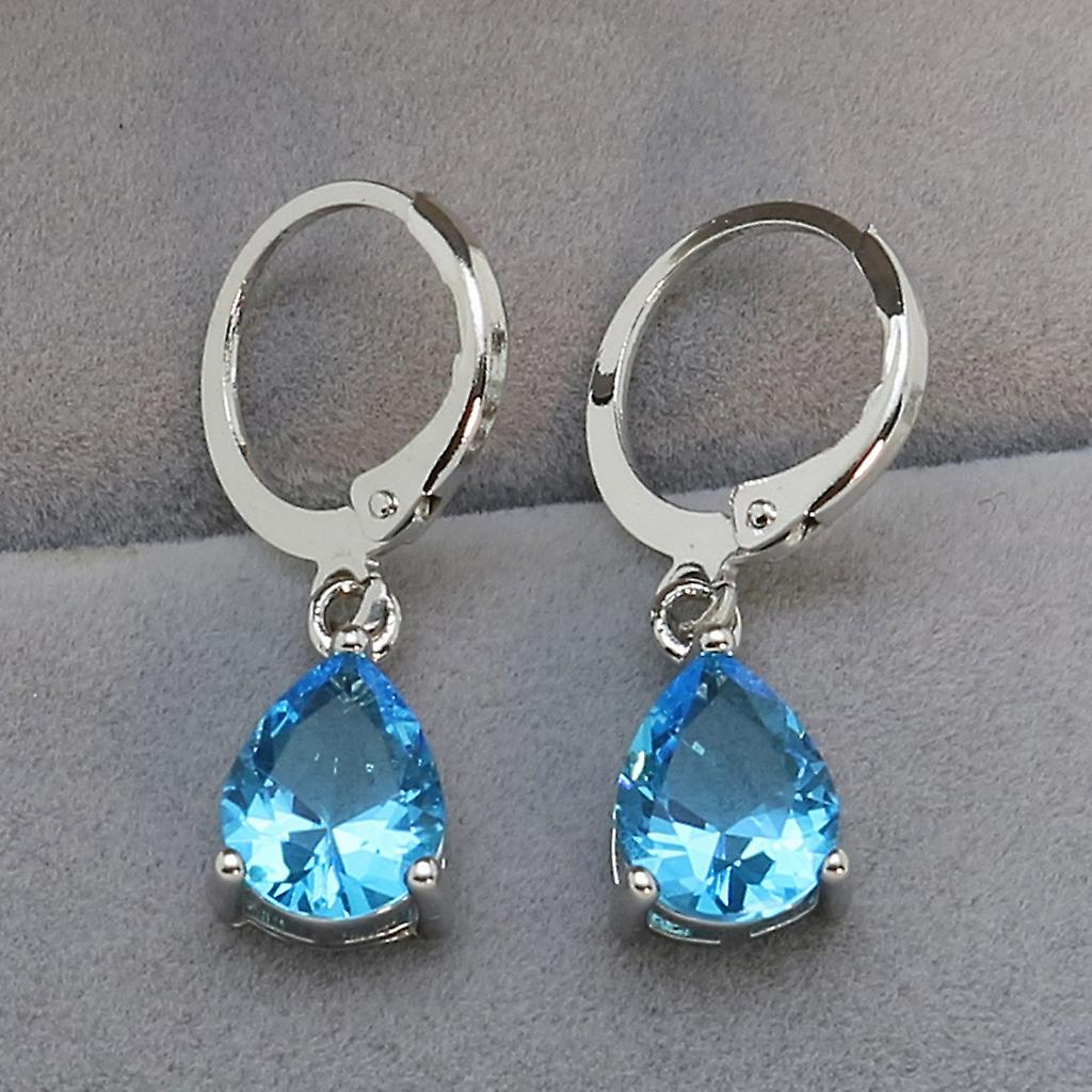 Foto 2 pulgar | Pendientes Huoguo  Círculo Geométrico De Diamantes Con Temperamento De Lujo - Venta Internacional.