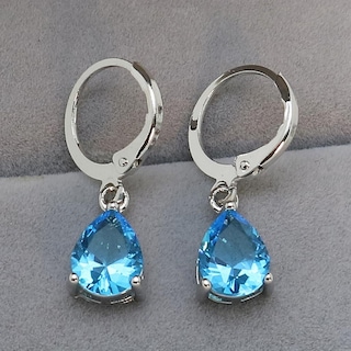 Foto 1 | Pendientes Huoguo Círculo Geométrico De Diamantes Con Temperamento De Lujo - Venta Internacional.