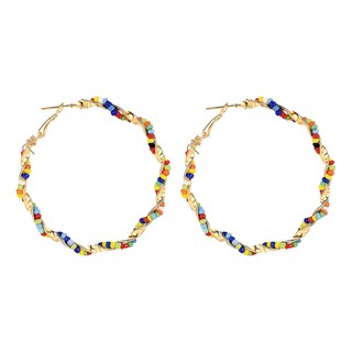 Foto 1 | Pendientes Huoguo Ethnic Pearl Classic Hollow Alloy Para Mujer - Venta Internacional.