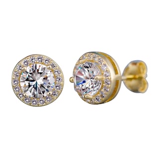 Foto 1 | Pendientes Huoguo Chapados En Plata 925 Oro Rosa Para Mujer - Venta Internacional.