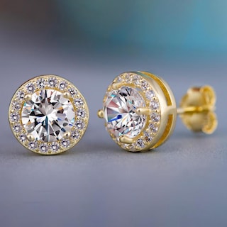 Foto 2 | Pendientes Huoguo Chapados En Plata 925 Oro Rosa Para Mujer - Venta Internacional.